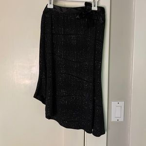 Rampage Women's Asymmetrical  Black Skirt Size M